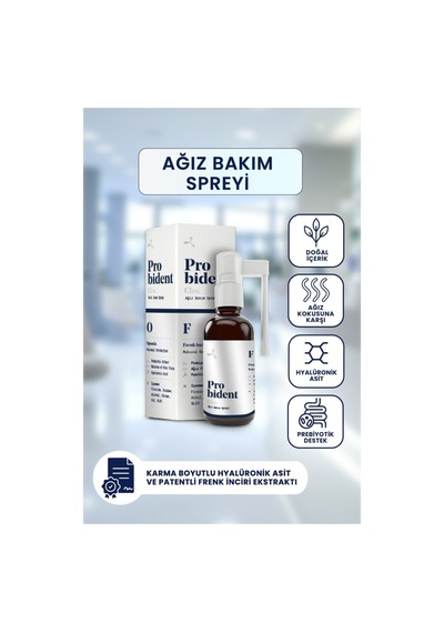 Clinic Onarıcı Hyalüronik Asit İçeren Ağız Bakım Spreyi İmplant-ağız Yaraları İçin - Tekli Paket