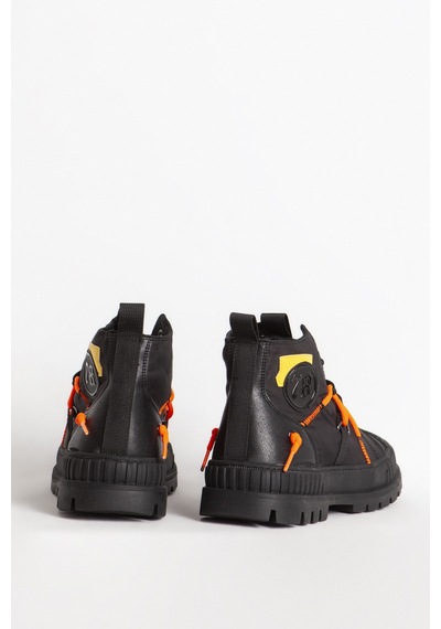 GUJA 490 Nakış Detaylı Erkek Sneaker Siyah