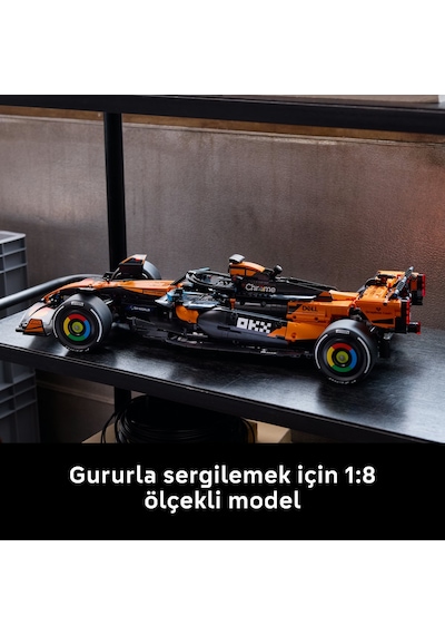 LEGO® Technic™ McLaren MCL39 F1® Araba 42228 - Yetişkinler için 2025 Model Araba İçeren Yaratıcı Model Yapım Seti (1675 parça)