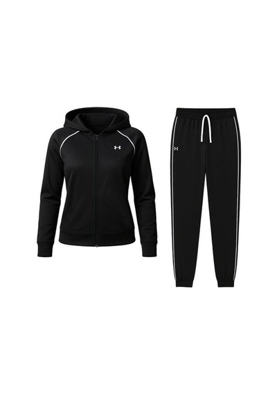 Under Armour Rival Tricot Tracksuit Hd Kadın Eşofman Takımı 6001966-001 Siyah