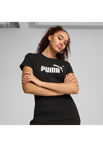Puma Kadın Ess No. 1 Logo Tee Spor T-shirt - 68237001 Siyah
