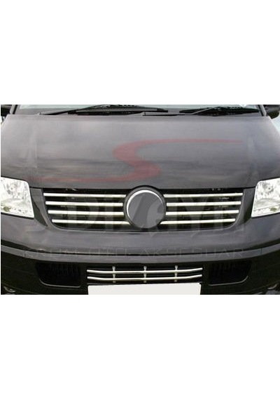 S-Dizayn  Volkswagen T5 Transporter Krom Ön Panjur 8 Prç 2003-2010