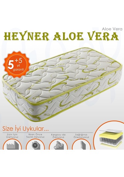 Babyhopeankara 90X180 Ortopedik Yatak | 90*180 Heyner Aloe Vera Yaylı Yat