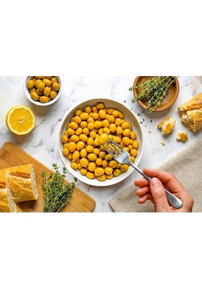 Hasanbey Doğal Salamura Yeşil Zeytin 500 Gr