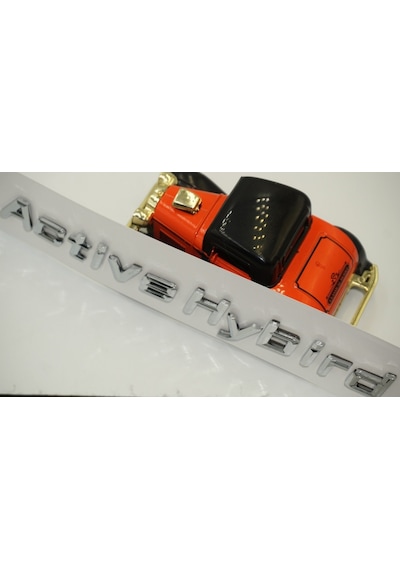 Bmw Active Hybrid Bagaj Krom Metal 3M 3D Yazı Logo