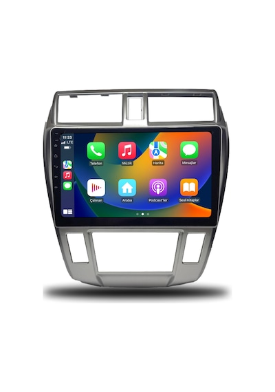 Navmina Honda City Android Carplay Multimedya 2009-2012 Dijital Klima 4gb Ram + 64gb Hafıza + 8 Çekirdek