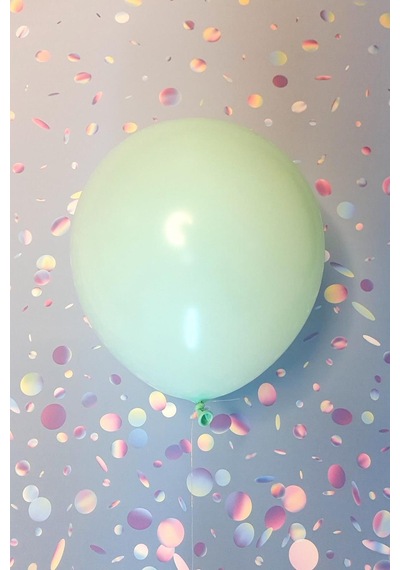 Makaron Yeşil Balon 10 Adet - 12 İnc 30 Cm Parti Balonu Makaron Yeşil