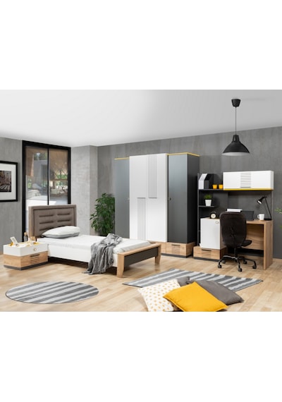 Relax Genç Odası, Dolap Karyola Komodin Çalışma Masası