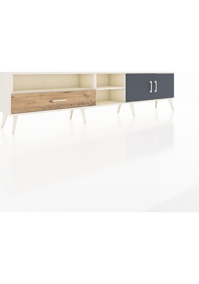 Arges Tv Ünitesi 3 Raflı Tek Çekmeceli 2 Kapaklı 220x30x51 Aytaşı-antrasit/çam Antrasıt/atlas Çam - Aytası Arges Tv Ünitesi 3 Raflı Tek Çekmeceli 2 Kapaklı 220x30x51 Aytaşı-antrasit/çam Antrasıt/atlas Çam - Aytası