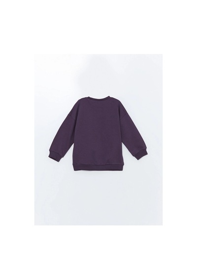LC Waikiki Lcw Kids Mor Bisiklet Yaka Uzun Kollu Baskılı Erkek Çocuk Sweatshirt Koyu Mor LC Waikiki Lcw Kids Mor Bisiklet Yaka Uzun Kollu Baskılı Erkek Çocuk Sweatshirt Koyu Mor