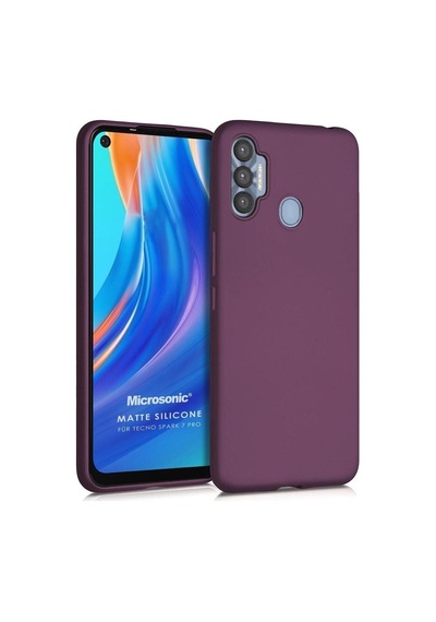 Tecno Spark 7 Pro Kılıf Mor Col108756-mor