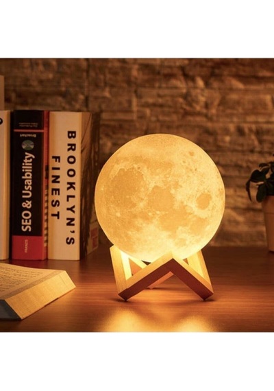Dekoratif Ay Gece Lambası Dekoratif Küre Led