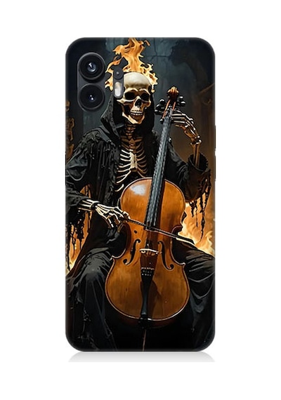 Nothing Phone 2 İskelet Çello Desenli Silikon Kılıf