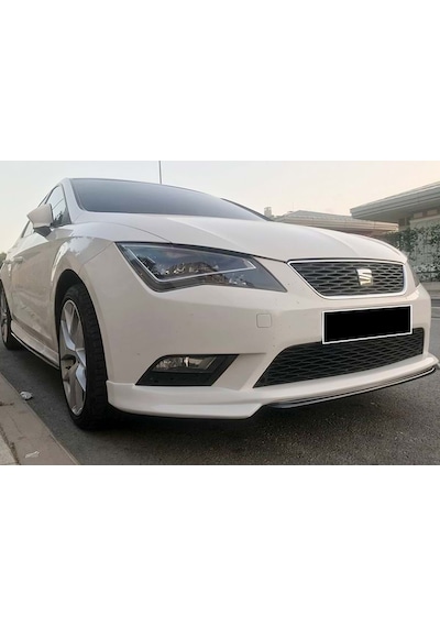 Seat Leon Mk3 Style Ön Ek Karlık Abs Plastik Mat Siyah 2012 2013 2014 2015 2016 Makyajsız Kasa Karlık+bodykit+ek