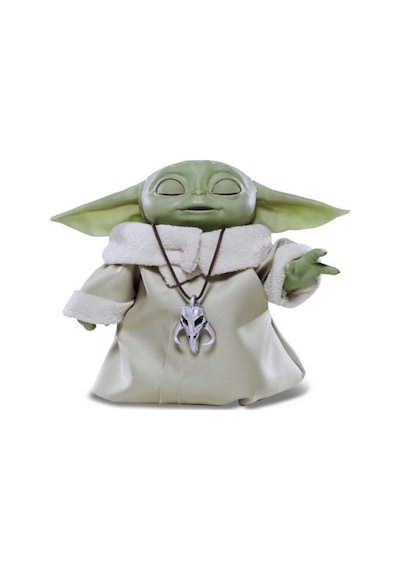 Baby Yoda İnteraktif Animatronic 25+ Ses Ve Hareket Kombinasyonlu İnteraktif Oyuncak Bebek