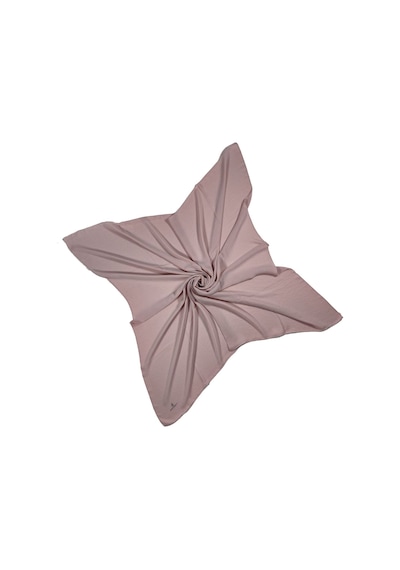 Mim Eşarp Mısırlı Eşarpları Aerobin Jazz Caz Eşarp 110x110 Cm Pudra