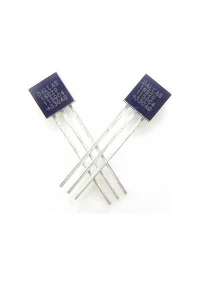 Ds18b20 Sıcaklık Isı Sensörü Dijital Termometre Ic -55c 125c To-92 -0.5c Hassasiyet 9/12 Bit Adc
