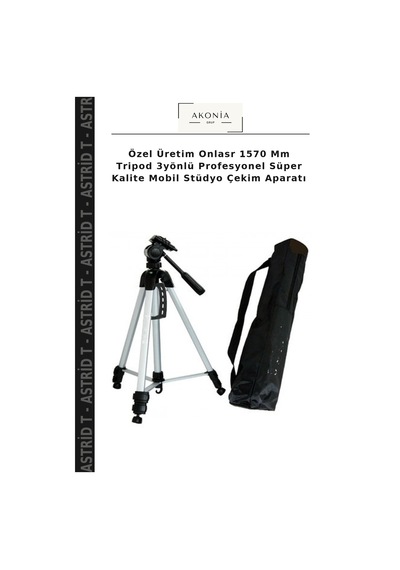 Özel Üretim Onlasr 1570 Mm Tripod 3yönlü Profesyonel Süper Kalite Mobil Stüdyo Çekim Aparatı