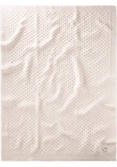 Cigit Piti Piti Triko Battaniye 80x100 CM Naturel