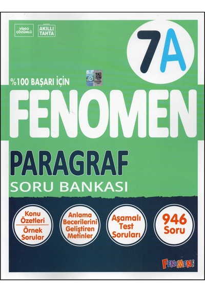 Fenomen 7. Sınıf 7a Paragraf Soru Bankası