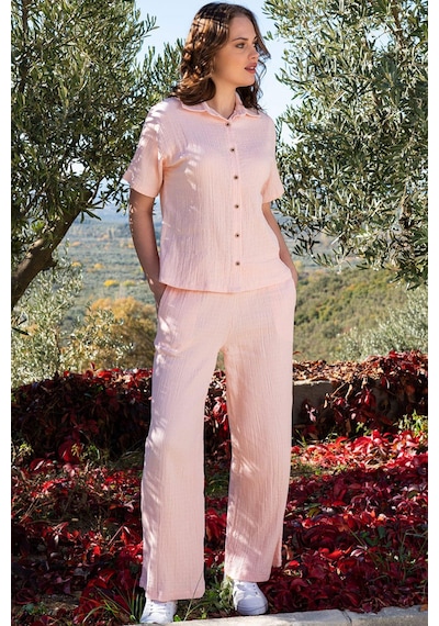 Lenaca K409250 Vıenetta Plus Pijama Kadın Pembe