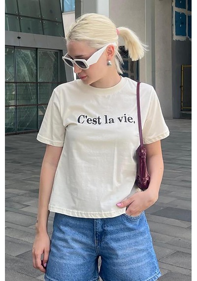 Madmext Siyah Bisiklet Yaka Pamuklu Kısa Kollu Kadın T-shirt Mg2150-siyah Siyah