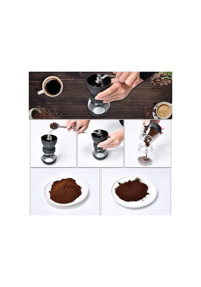 Kahve Öğütücü Değirmen Seti & Baharat Öğütücü / Filtre Kahve & Türk Kahvesi& Espresso Çok Renkli