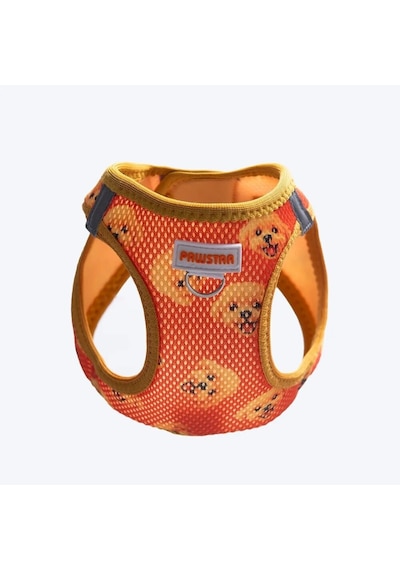 Pawstar Air-mesh Poodle Köpek Göğüs Tasması - L Beden Turuncu