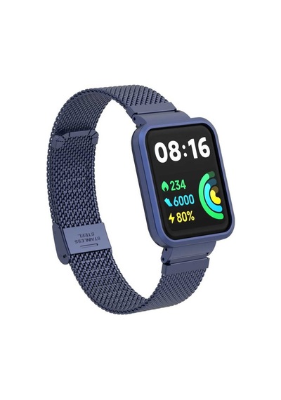 Xiaomi Redmi Watch 2 Lite Uyumlu Krd-66 Metal Zore Kordon-rose Gold