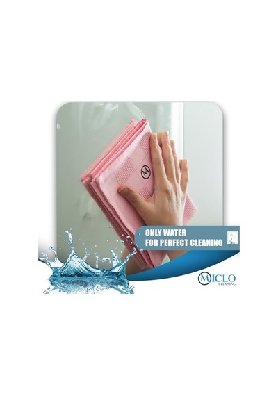 Mıclo Cleanıng Mikrofiber Temizlik Bezi 3'lü Set Sihirli Bez Cam, Ayna Bezi Soft Seri Açık Bej
