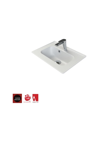 Turkuaz Blue Etajer Uyumlu Lavabo 50 x 36.5 CM