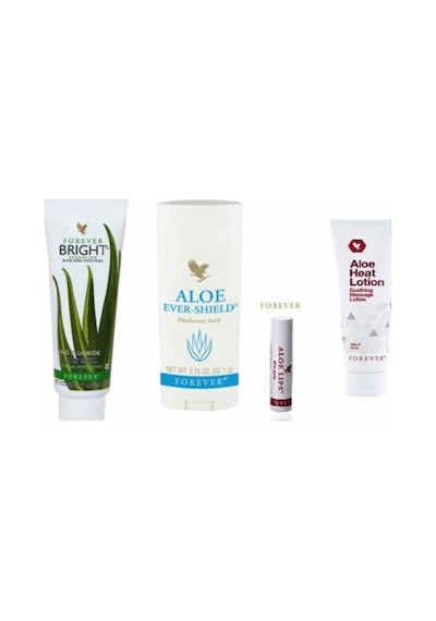 Forever Diş Macunu + Aloe Lips + Aloe Heat Lotion + Aloe Deodorant