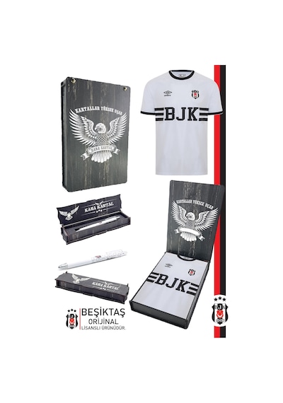 Beşiktaş Orijinal Lisanslı Nostalji Beyaz Bjk Çocuk Forma + Uçlu Kalem Set Hediyelik Ahşap Kutulu Beyaz - Mavi Beşiktaş Orijinal Lisanslı Nostalji Beyaz Bjk Çocuk Forma + Uçlu Kalem Set Hediyelik Ahşap Kutulu Beyaz - Mavi