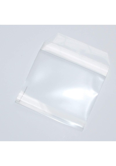 Aso Cd Dvd Zarfı Arkası Yapışkanlı 13x13 Cm Plastik Şeffaf 100 Adet