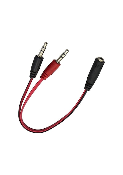 2 Erkek 1 Dişi 3.5mm Kulaklık Mikrofon Ayırıcı