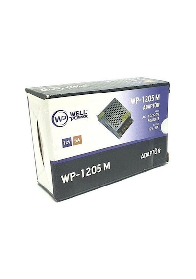 12 V 5 A Adaptör Metal Kasa