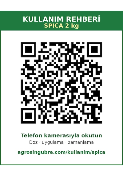 Agrosin Spica 13.24.12+(2MgO)+(10SO3)+ME Granül NPK Gübre 2 kg -