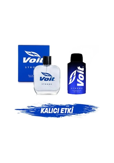 Voit Strong Edp Erkek Parfüm 100 Ml Kutusuz & Voit Strong Ter Önleyici Deodorant Sprey 150 Ml Aromatik