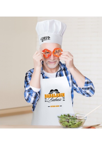 Kişiye Özel Babaların Babası Erkek Mutfak Önlüğü Ve Aşçı Şapkası (430997209)