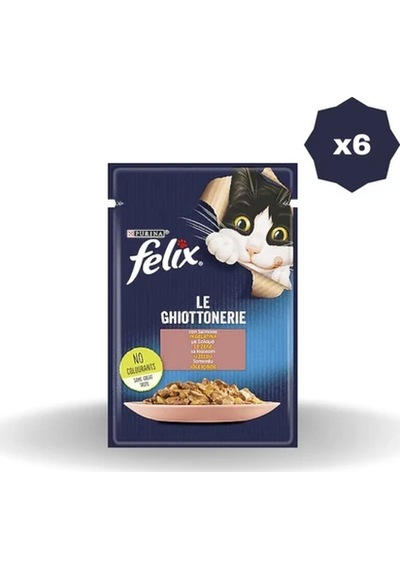 Felix Kedi Yaş Mama Somonlu 85 Gr - 6 Adet