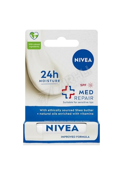 Nivea Med Repair Renksiz Dudak Kremi 4,8 Gr