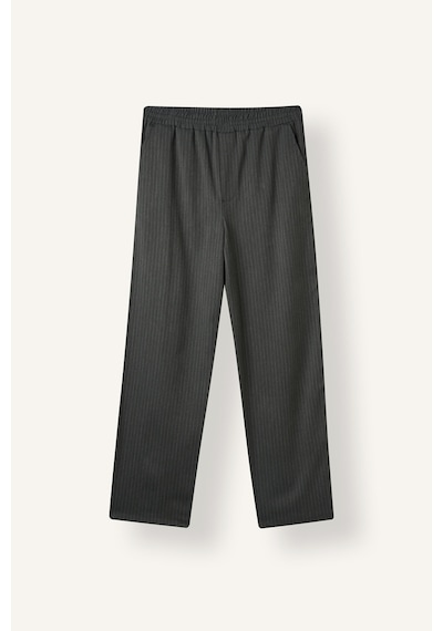 Defacto Baggy Fit Çizgili Lastikli Bel Pantolon H3890ax26auar216 Antrasit-ar216
