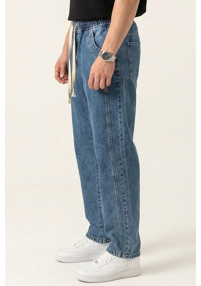 Bigdart Erkek Rahat Kesim Baggy Jean Pantolon 30076 - İndigo