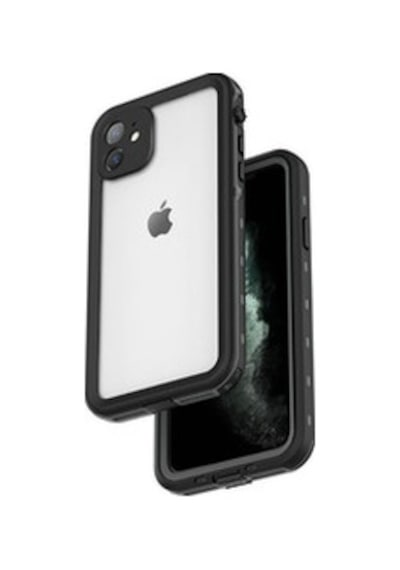 Lexroo Apple iPhone Uyumlu 12 1-1 Su Geçirmez Tpu Sert Pc Kılıf - Siyah