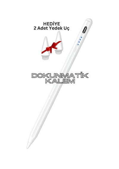 Apple Uyumlu İos Android Windows Stylus Pen Tablet Telefon iPad  Yazı Çizim Kalemi Yedek Uç