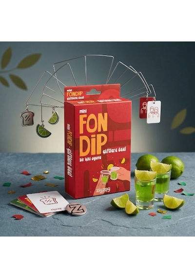 Mini Fondip Çiftlere Özel Eğlenceli Kart Oyunu