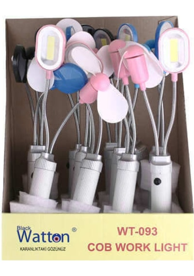 Watton Wt-093 Pervane Ve Mıknatıslı Masa Lambası