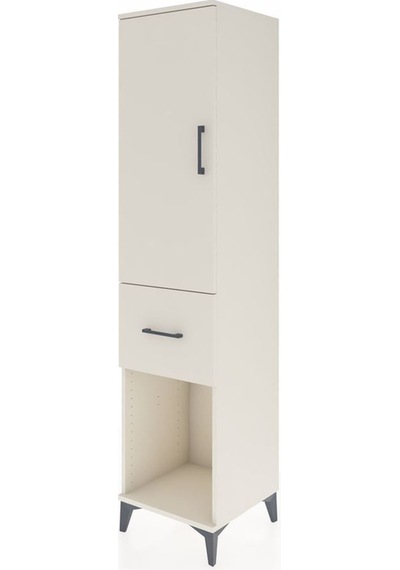 Hyperion Dolap Tek Raflı Tek Çekmeceli Tek Askılı 44x44x195 Aytaşı-aytaşı Aytası