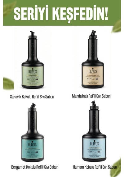 Selene S Serenity Zeytinyağlı Keçi Sütlü Sıvı Sabun Refill 1500 Ml 3x500 Ml Ekonomik Paket