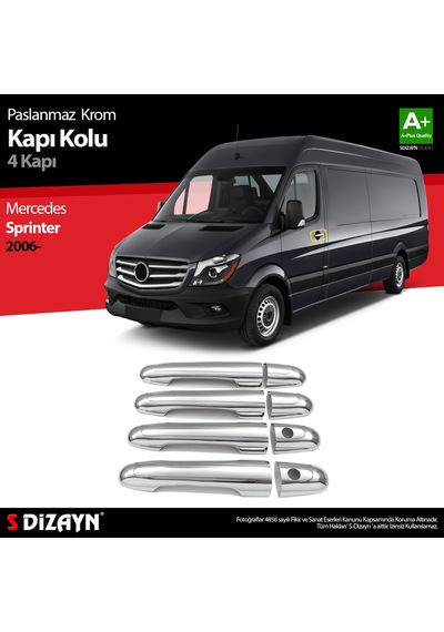 S-dizayn Sprinter W906 Krom Kapı Kolu 4 Kapı 2006-2013